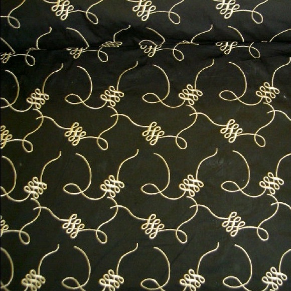 Duralee Savoy 73009 Color 12 Black Fabric - Picture 10 of 14